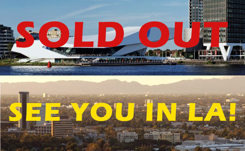 Amsterdam workshop sold-out!