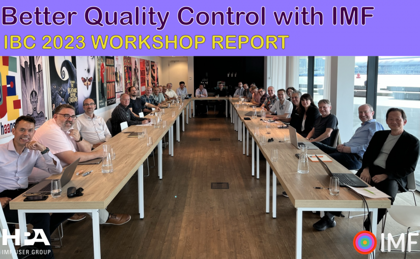 Workshop report: Better QC using IMF (IBC 2023)